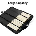 thumbnail image 3 of 600D Water-resistant Drum Sticks Gig Bag Oxford Cloth Handy Strap Gripped Handle Pocket 5mm Cotton Padded, 3 of 5