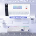thumbnail image 5 of Restored AULA Hero 99 RT Mechanical Keyboard 0.005mm RT RGB Neon Light Box Hot-swappable Customized Wired Keyboard Specially Designed for Professional-Grade Gaming and E-Sports, 5 of 7