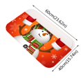 thumbnail image 3 of Fiudx Ofertas y liquidaciones 1 felpudo de bienvenida con texto en inglés "Merry Christmas", para decoración de interiores y hogares, 40 x 60 cm, 3 of 3