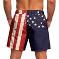 thumbnail image 3 of 250 Anniversary Usa Shorts for Men Stars Stripes Patriotic Shorts 2026 1776 Drawstring Usa Flag Short Pants Loose Elastic Waist Sweatshorts S, 3 of 3
