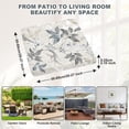 thumbnail image 6 of SHANNA 2 Pack Printed Patio Stretch Sofa Cushion Covers, Floral Pattern Outdoor Sofa Cushion Covers, Replacement Washable Couch Chair Cushion Covers Porch Patio Furniture Protector, 6 of 11