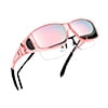 01-Transparent Pink/Pink lens