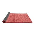 thumbnail image 2 of Ahgly Company Indoor Square Abstract Red Modern Area Rugs, 5' Square, 2 of 4