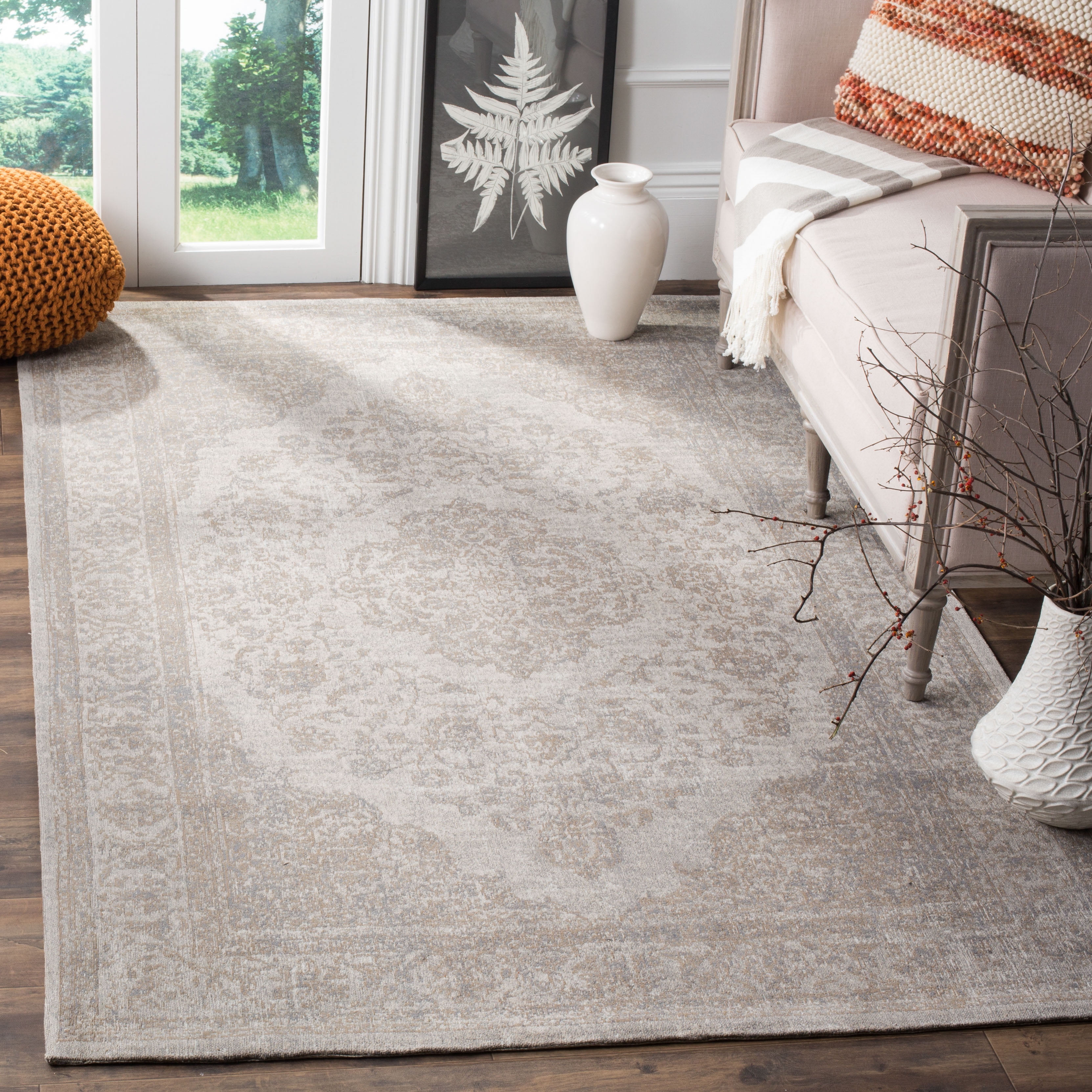 Safavieh Classic Vintage Power Loomed Beige Geometric Area Rug, 10 x 14