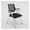 Black_Without writing board, variant on Mesh Guest Reception Chair with Tablet Arm,Foldable Desk Chairs Conference Room Chair Stack Chairs for Office Conference School Waiting Room
