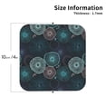 thumbnail image 2 of Leather Coasters with Heat-resistant for Drinks, Jellyfish Pattern No.9028 Cup Coasters Cup Pad Mat for Tabletop Protection, Coffee Table, Office Desk and Housewarming Gift, 2 of 5