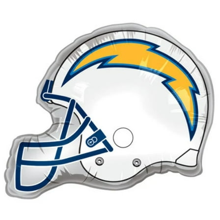 26" LOS ANGELES CHARGERS Helmet Balloon  Party Supplies Decorations Foil Mylar Balloon