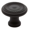 thumbnail image 1 of Baldwin 4645102 1.25 in. dia. Rope Cabinet Knob, Oil-Rubbed Bronze, 1 of 1