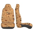 thumbnail image 3 of Yiaed Brown Mushrooms Print Car Seat Covers,Universal Auto Seats Protector Fits for Car,SUV Sedan,Truck,Automotive Seat Covers & Accessories(Two packs), 3 of 7