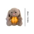 thumbnail image 5 of Lindo conejo de peluche que respira, 28 cm, diseño biónico, música relajante, algodón PP agradable para la piel, regalo perfecto para niños., 5 of 5