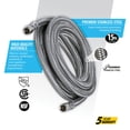 thumbnail image 6 of Certified Appliance Accessories Braided Stainless Steel PVC Ice Maker Connector with 1/4-In. Compression, 15 Ft., 6 of 6