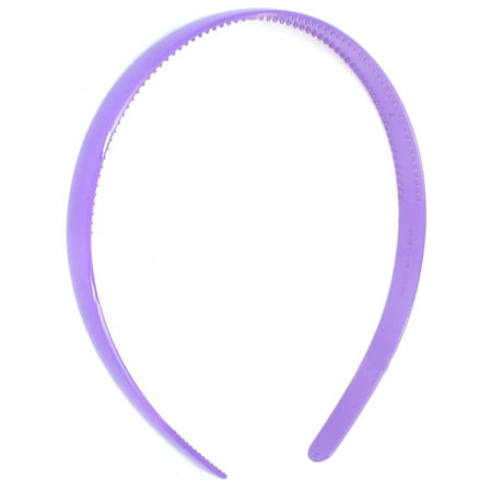 Lady Purple Hairstyle DIY Ornament Plastic Headband Hair Hoop 1.2cm