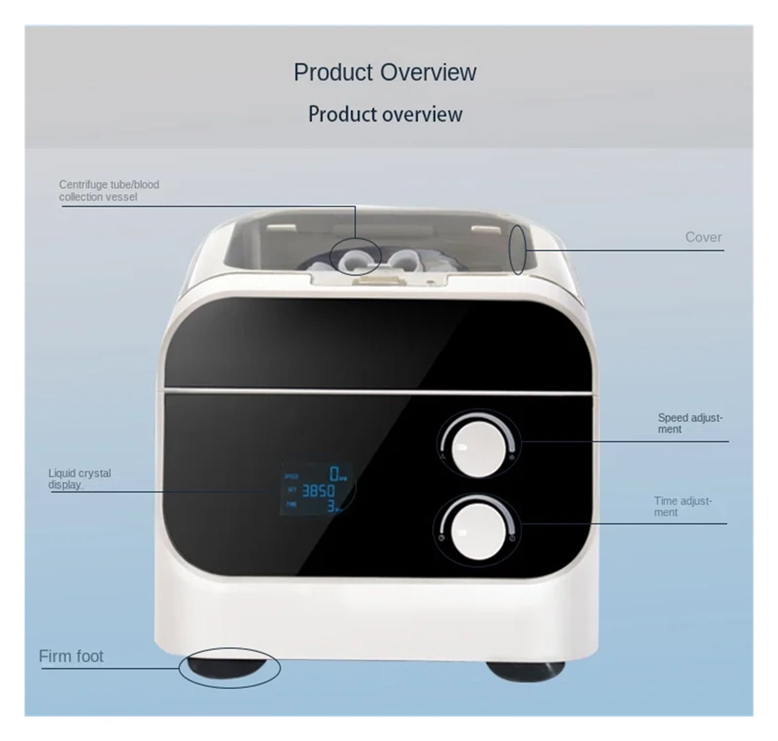 Intelligent Laboratory Bench Top Centrifuge Digital Low-speed Fat Beauty PRP Serum Separator 4000rpm 1920Xg
--------
,Strong Power