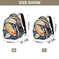 thumbnail image 4 of YAZAOO Backpack Fashio Radiant Koi Pattern Suitable Schoolbag Traveling Bag, 4 of 8