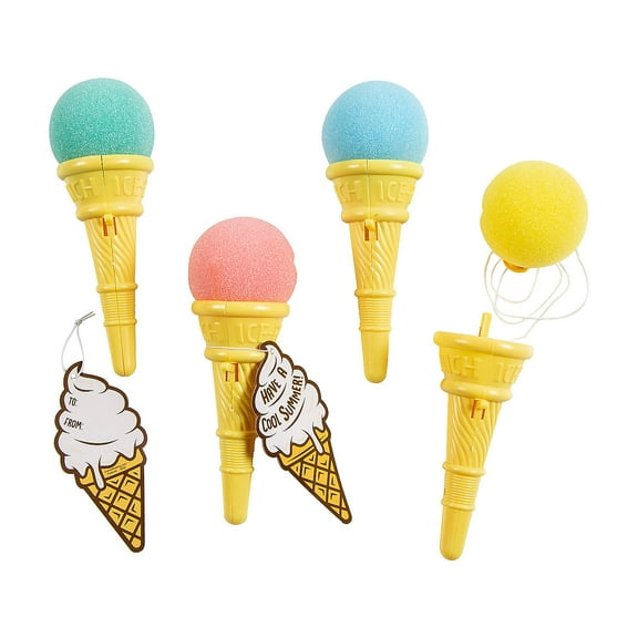 Fun Express 5" Have a Cool Summer Ice Cream Cone Shooters with Card for 12