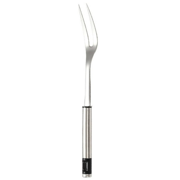 WORGEOUS Tenedor de barbacoa de acero inoxidable, tenedor para parrilla, tenedor para asar carne, herramienta para barbacoa al aire libre