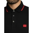 thumbnail image 4 of HUGO Deresino 232 Slim Polo Shirt, Black, 4 of 5