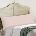 thumbnail image 3 of Royale Linens Body Pillow Cover - Double Brushed 1800 Microfiber - 20"x54" with Hidden Zipper Closure - Wrinkle & Fade Resistant - Super Soft Body Pillowcase 2 Pack (Pink, Pack of 2), 3 of 9