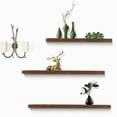 thumbnail image 5 of Floating Shelves Rustic Wall Mount Wood Shelf Home Decor Photo Display Ledges for Living Room Bedroom Bathroom Kitchen, 5 of 9