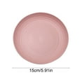 thumbnail image 3 of YIKA Shatterproof Plastic Reusable Dinner Trays Dishwasher Microwave Safe For Kitchens Camping Multi Color Food Serving Trays Pink, 3 of 6