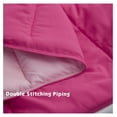 thumbnail image 6 of saney 3pc Size Comforter Set - All Season Reversible Down Alternative Comforter with Two Shams - Quilted Duvet Insert with Corner Tabs - Box Stitched - Super Soft, Fluffy, 6 of 8