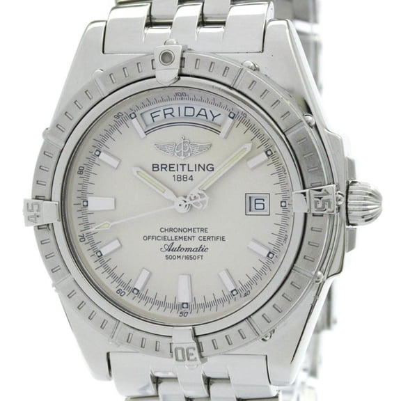 Pre-Owned BREITLING Headwind Stainless Steel Automatic Mens Watch A45355