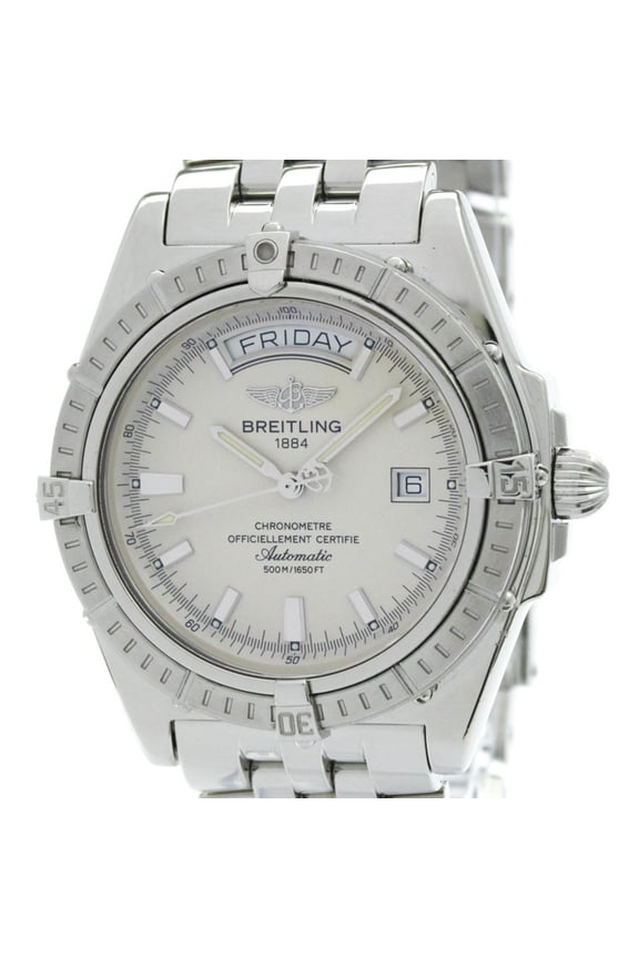 Pre-Owned BREITLING Headwind Stainless Steel Automatic Mens Watch A45355