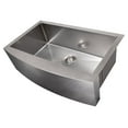 thumbnail image 3 of ZLINE 33 in. Vail Farmhouse Apron Mount Single Bowl Kitchen Sink with Bottom Grid (SAS), 3 of 9