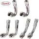 thumbnail image 1 of 6 extensores de vástago de válvula de metal de 45 grados, 90 grados, 135 grados, extensiones de vástago de válvula universales, plateados, 1 of 5