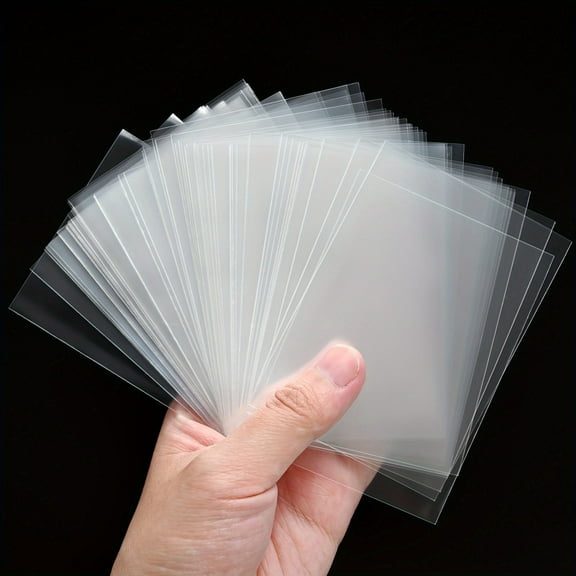 1000 transparent card sleeves, suitable for traditional collectible card games MTG、 Baseball card, game card holder, soft transparent card protector, Halloween and Christmas gifts