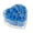 Blue, variant on Valentine's Day Gift, 6-Piece Flowers Heart Shape Box, Artificial Rose Soap Flower Valentine's Day Product Creative Birthday Gift