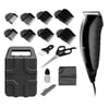 Remington Virtually Indestructible Barbershop Clipper 15-Piece Kit Hair Cut Kit, Black Hc5850A