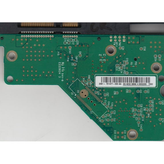 WD5000AAJS-57TKA0, 2061-701477-000 AA, WD SATA 3.5 PCB