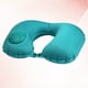 thumbnail image 5 of 2PCS Almohada para el cuello en forma de U Tipo de prensa Almohada para el cuello del inflador automático Cómoda almohada de viaje portátil para el autobús del avión (Azul, 46x29 cm), 5 of 5