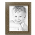 thumbnail image 2 of ArtToFrames 9" x 12" Ornate Silver with Bead Picture Frame, 9x12 inch Silver Wood Poster Frame (WOM-5076), 2 of 7