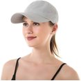 thumbnail image 5 of Sombrero de cola de caballo entrecruzado para mujer Gorra de béisbol de secado rápido Sombreros para el sol Protección UV Gorra deportiva Gris esquí esquí Gafas de esquí, 5 of 5