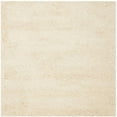 thumbnail image 6 of SAFAVIEH Santa Monica Chelsey Solid Shag Area Rug, Ivory, 6'7" x 6'7" Round, 6 of 7