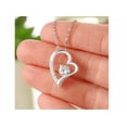 thumbnail image 3 of Collar Corazon Amor Eterno Regalo Pareja Aniversario Xtellar Plateado, 3 of 4