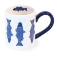 thumbnail image 1 of Boston International KAC20171 12 oz Kate Nelligan Ceramic Striper Blue Mug, 1 of 1
