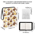 thumbnail image 3 of ALAZA Cartoon Monkey Bananas Cute Trading Card Binder 4 Pocket Cards Collection Album 400 Folder Holder, 3 of 6