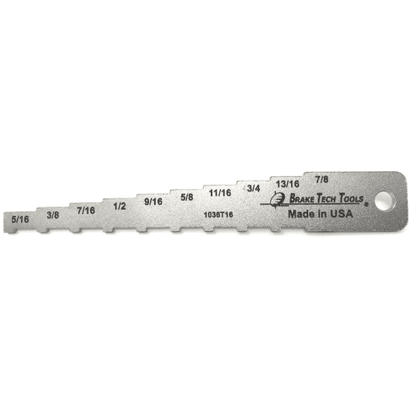 BT-1036T16 Pocket Tech Gauge, Labeled in 16ths