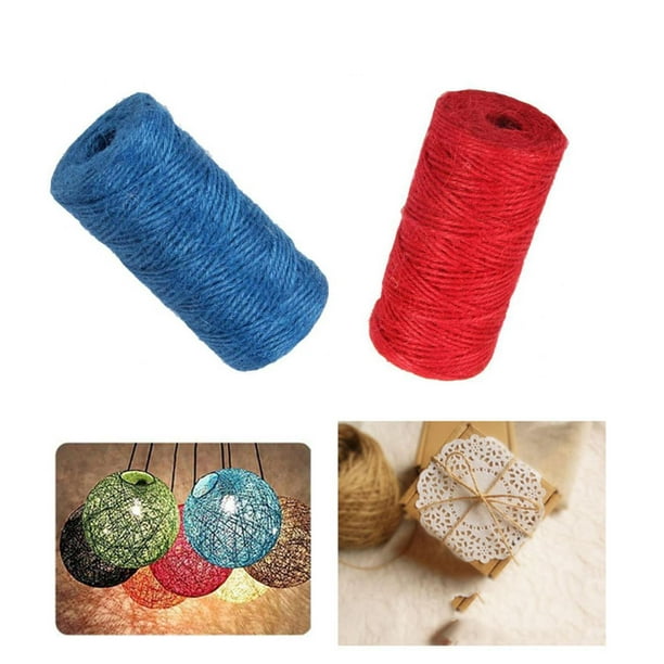 2 Rolls of Jute Twine 2mm Twine for Crafts