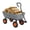 Gray Orange A, variant on Heavy Duty 4-Wheel Garden Cart 600 lbs Utility Wagon 4 Cu.Ft. Capacity Quick-Release Tipping 600 lb load capacity bucket trims Black Yellow