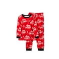 thumbnail image 1 of Diconna Christmas Family Matching Pajamas Letters Print Tops with Pants, 1 of 8