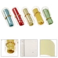 thumbnail image 2 of 50 piezas de plástico encantador mensaje botellas claro mini cápsula amor amistad deseando botella (botella transparente, colores mezclados), 2 of 5