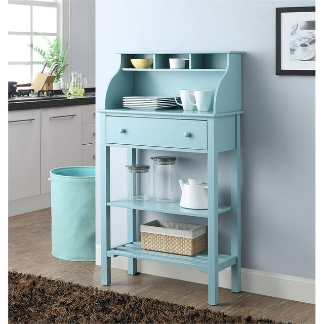 Convenience Concepts Designs2Go Bureau de Rangement en Finition Bois Vert Mousse de Mer