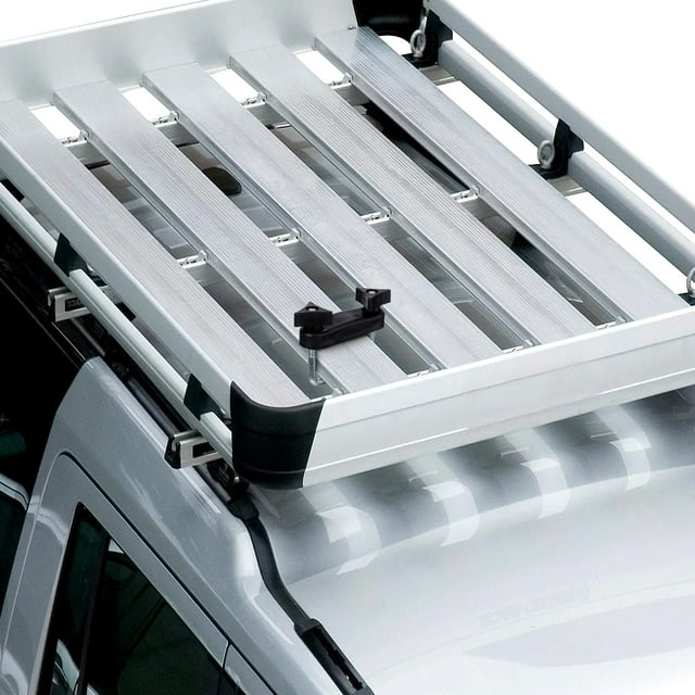 FUTUREORYY Luggage Rack Clamps Lightweight Design Easy Installation Black 1Pcs