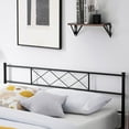 thumbnail image 4 of VECELO 3-Piece Bedroom Set, Metal Platform Bed Frame and 3-Drawer Nightstand, Full Size, 4 of 8