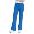 thumbnail image 1 of Landau Women's Comfortable 2-Pocket Drawstring Flare Leg Scrub Pant, Royal Blue, Large, 1 of 1
