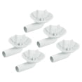 thumbnail image 1 of Aire Acondicionado Drenaje Manguera Conector 25mm Tubo Codo Conexión Reemplazo Pieza Accesorios para Mini-Split Ventana AC, Gris Paquete de 5, 1 of 4